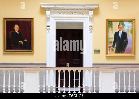 Governor es Office, State Capitol Building, Richmond, Virginia, Vereinigte Staaten Stockfoto