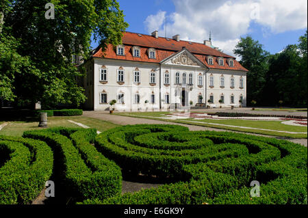 Barockschloss Nieborow in der Nähe von Lowicz, Polen, Europa Stockfoto