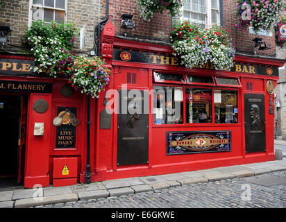 Der Temple Bar Dublin City-Irland Stockfoto