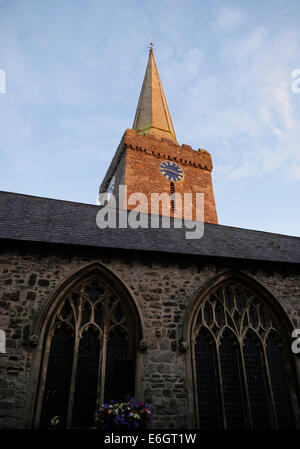 St. Marys Kirche Tenby Wales Stockfoto