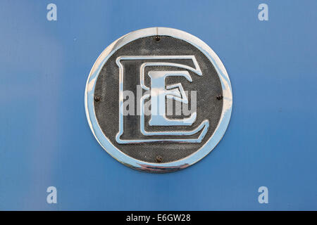 English Electric Logo auf Seite Deltic Prototyp Diesellok Stockfoto