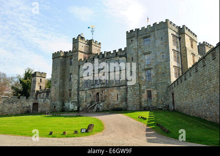 Chillingham Castle in Northumberland, England Stockfoto