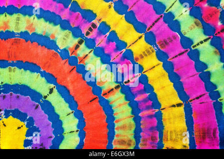 Bunte Muster der Batik Kleidung Stockfoto