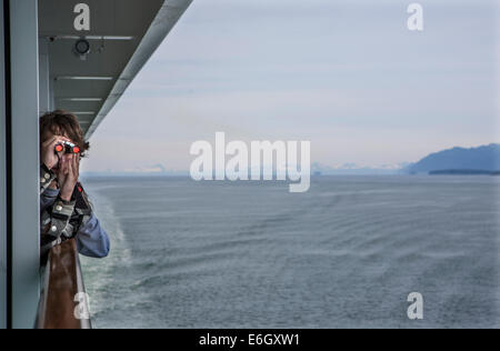 Die Norwegian Pearl Kreuzfahrt Inside Passage von Seattle nach Alaska. Die Perle gehört zu der Norwegian Cruise Line. Stockfoto