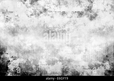 Alte schwarz / weiß, Grunge Hintergrund Textur-design Stockfoto