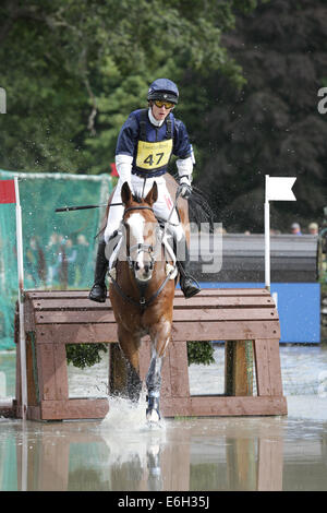 Blair Atholl, Schottland. 23. August 2014. Blair Castle International Horse Trials. Paul Sims (GBR) Reiten Glengarnock im CIC. Bildnachweis: Aktion Plus Sport/Alamy Live-Nachrichten Stockfoto