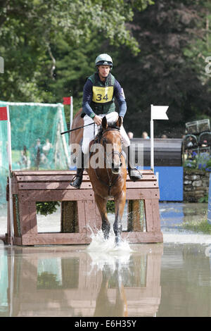 Blair Atholl, Schottland. 23. August 2014. Blair Castle International Horse Trials. Mark Kyle (IRL) Reiten Jemilla im CIC. Bildnachweis: Aktion Plus Sport/Alamy Live-Nachrichten Stockfoto