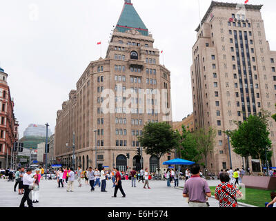 Das Fairmont Peace Hotel, 20 Nanjing Road East, Shanghai China Stockfoto