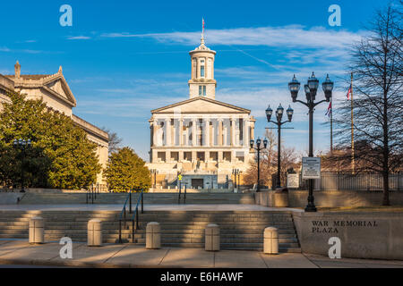 Tennessee State Capital Building in der Innenstadt von Nashville, Tennessee Stockfoto