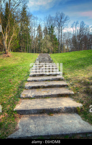 Frühlingslandschaft HDR Stockfoto