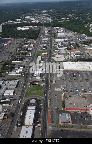 Luftaufnahme des U.S. Highway 22 in Union, New Jersey Stockfoto