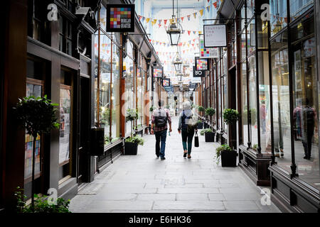 Morgan Arcade in Cardiff Wales, Großbritannien, Europa Stockfoto