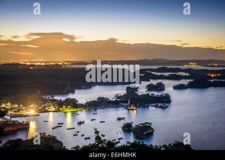 Küste von Matsushima, Japan. Stockfoto