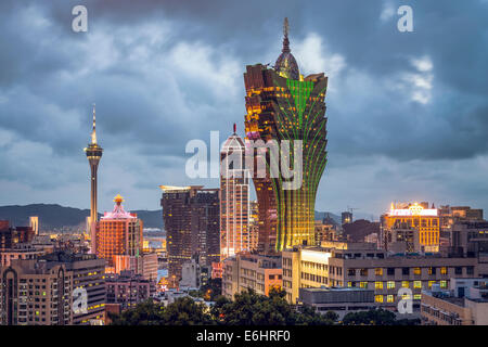 Macao, China Stadt Skyline. Stockfoto