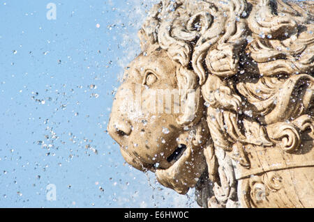 Fotos der Cibeles-Statue in Madrid Stockfoto