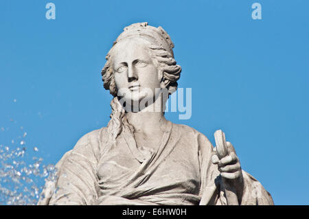 Fotos der Cibeles-Statue in Madrid Stockfoto