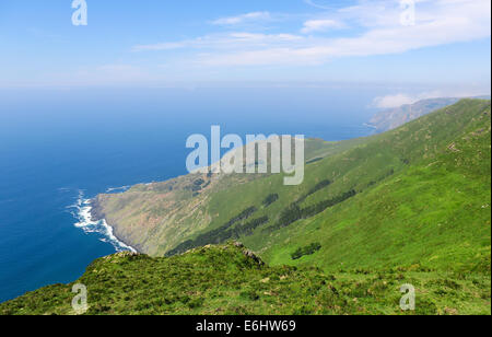 Wunderschöne Küstenlandschaft in der Nähe von Cedeira, Galicien, Spanien. Diese Region, die Rias Altas ist bekannt für seine schönen unberührter natu Stockfoto