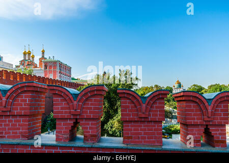Moskauer Kreml-Tour - 06. Blick von Trinity-Brücke nach rechts (Westen) Stockfoto