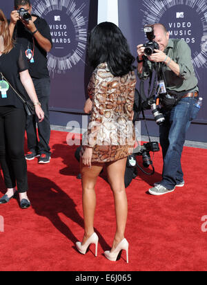 Los Angeles, Kalifornien, USA. 24. August 2014. Nicki Minaj besucht die 2014 MTV Video Music Awards - Ankünfte statt im The Forum in Inglewood, Kalifornien am 24. August 2014. 2014-Credit: D. Long/Globe Fotos/ZUMA Draht/Alamy Live-Nachrichten Stockfoto