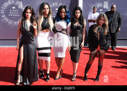 Los Angeles, Kalifornien, USA. 24. August 2014. Fünften Harmonie behandelnden 2014 MTV Video Music Awards - Ankünfte im The Forum in Inglewood, Kalifornien am 24. August 2014 statt. 2014-Credit: D. Long/Globe Fotos/ZUMA Draht/Alamy Live-Nachrichten Stockfoto