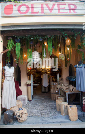 Oliver-Ladengeschäft in der Altstadt von Ibiza - Ibiza Stockfoto