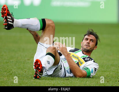 Mönchengladbach, Deutschland. 24. August 2014. Borussia-Park Stadion 24.08.2014 Fußball, DFL, DFB, Saison 2014 / 2015, Spieltag 1 Borussia Mönchengladbach vs. VFB Stuttgart 1: 1 am 24. 08. 2014 im Borussia - Park Stadion in Mönchengladbach Martin STRANZL (MG) Foto: Norbert Schmidt/Alamy Live-Nachrichten Stockfoto