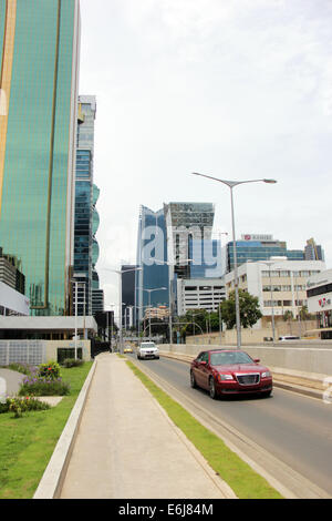 Panama City Finanzdistrikt Gebäude. Bank und Business Büros mit moderner Architektur. Stockfoto