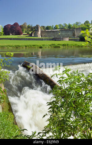 Kirkham Abbey Wehr in North Yorkshire England Stockfoto