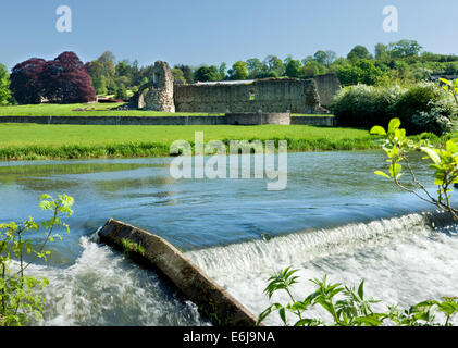 Kirkham Abbey Wehr in North Yorkshire England Stockfoto