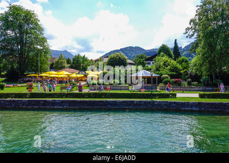 Bad Wiessee am See Tegernsee, Oberbayern, Deutschland, Europa Stockfoto