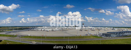 Flughafen München II, Franz-Josef-Strauß, Erding, Bayern, Deutschland, Europa Stockfoto