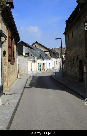 Rue Dr. Prosper Ravin, St Valery Sur Somme, Somme, Picardie, Frankreich Stockfoto