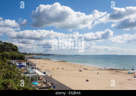 Branksome Beach und Poole Bay, Dorset, England, UK Stockfoto