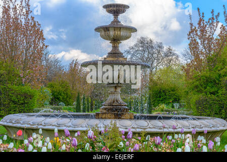 Regents Park ist eines der Wahrzeichen von London und einer der königlichen Parks. Es liegt im Nordwesten von London und Gastgeber der Londoner Zoo Stockfoto