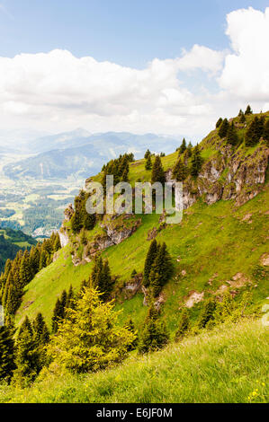 Blick vom Kitzbüheler Horn in Kitzbühel, Österreich Stockfoto