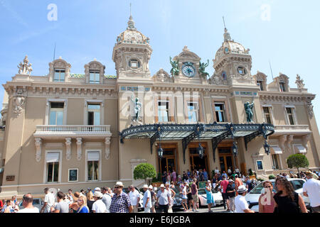 Monte-Carlo Casino-Glücksspiel und Unterhaltungskomplex in Monaco Stockfoto