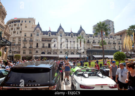 Das Hotel de Paris in Monte Carlo ein Gebiet des Fürstentums Monaco Stockfoto