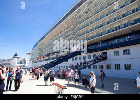 Celebrity Eclipse Cruise Liner von Celebrity Cruises betrieben Stockfoto