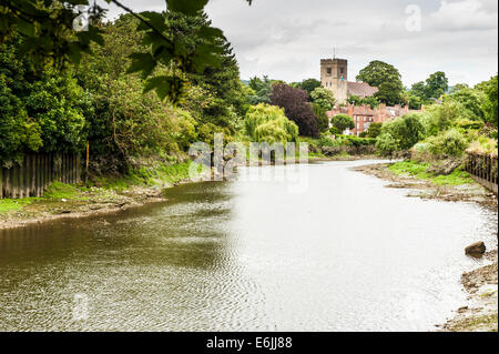 Aylesford, Maidstone, Kent und den Fluss Medway Stockfoto