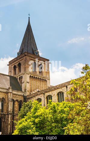 Die Kathedrale in der Stadt Rochester, Kent, England Stockfoto