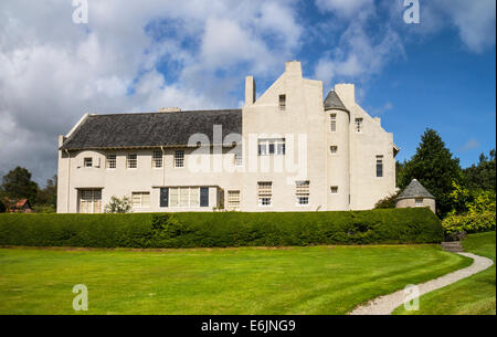 Das Hill House in Helensburgh, entworfen von Charles Rennie Mackintosh, Argyll und Bute, Schottland. Stockfoto