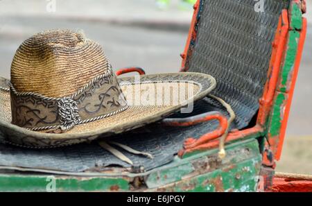 Sombrero und Kabine in Mexiko Stockfoto