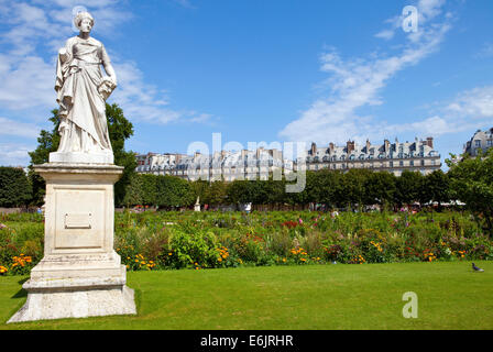 Der schöne Jardin des Tuileries in Paris, Frankreich. Stockfoto