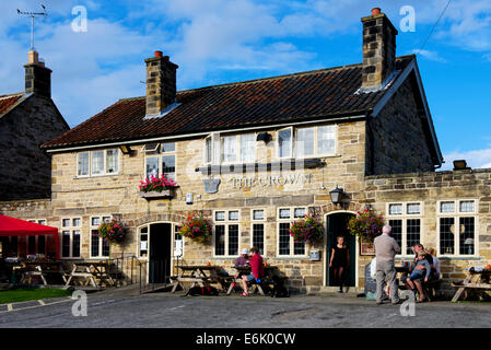 Die Krone Pub, Hutton-le-Hole, North Yorkshire, England UK Stockfoto