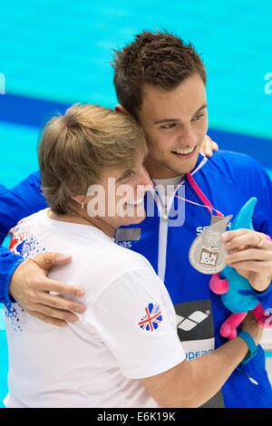 Berlin, Deutschland. 23. August 2014. DALEY Thomas Großbritannien Silber in der Plattform Männer letzte 32. LEN europäischen Berlin © Action Plus Sport/Alamy Live News Stockfoto