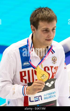 Berlin, Deutschland. 23. August 2014. MINIBAEV Victor RUS Plattform Männer letzte 32. LEN European Berlin, Deutschland © Action Plus Sport/Alamy Live News Stockfoto