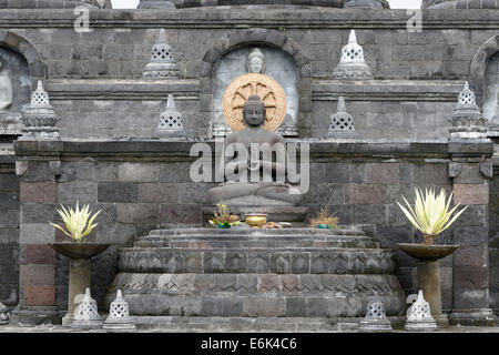 Brahma asrama Vihara Buddha Statue, banjar Tega, melanting, Bali, Indonesien Stockfoto