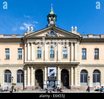 Schwedischen Akademie der Wissenschaften, Svenska Akademien, ehemalige Börsengebäude, Börshuset, Stortorget Platz, Altstadt Stockfoto