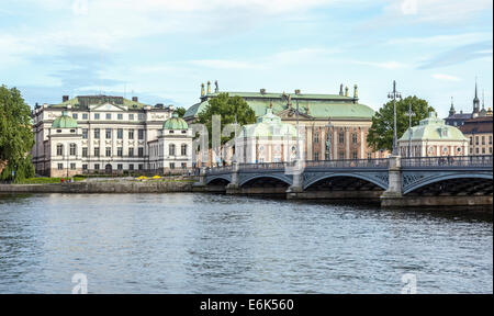 Bonde Palast und das Ritterhaus, Bondeska Palatset, Riddarhuset, Altstadt, Gamla Stan, Stockholm, Schweden Stockfoto