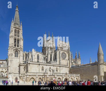 Kathedrale von Burgos, Burgos, Kastilien und León, Spanien Stockfoto